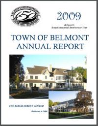 2009 Town of Belmont Annual Report